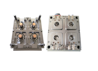 Bottle blow mold with plastic bottle mold(4).png