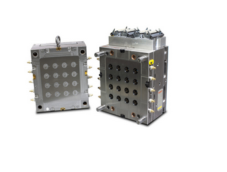 Bottle blow mold with plastic bottle mold(2).png