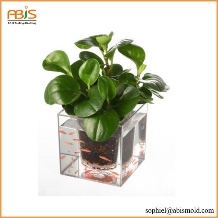 Home Plastic Fish Tank Planting Flower Pot